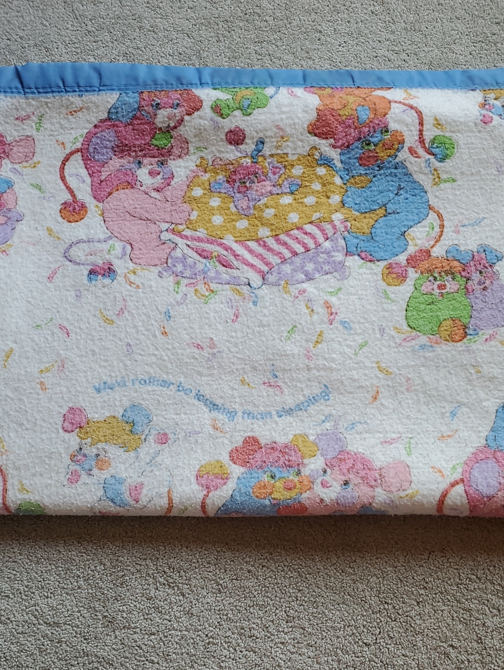 Vintage Popples Blanket